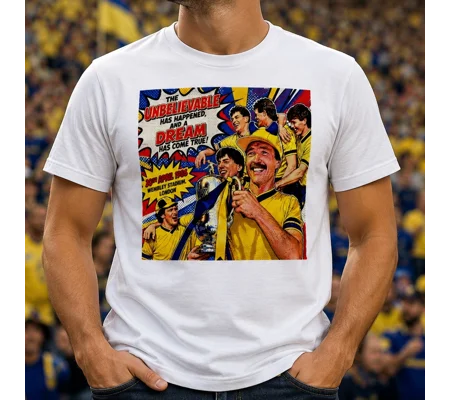 Oxford 1986 Cup Winning-Inspired Pop-Art Tribute T-Shirt