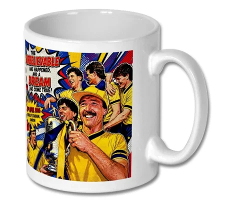 Oxford 1986 Cup Winning-Inspired Pop-Art Tribute Gift Mug