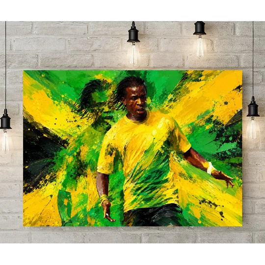 Pepe | Jamaica Football-Inspired Ian Goodison Tribute Art Canvas Print
