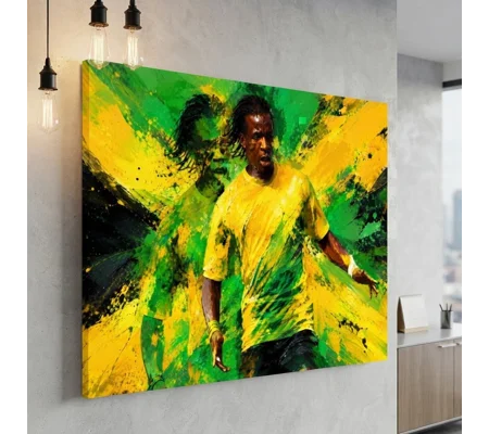 Pepe | Jamaica Football-Inspired Ian Goodison Tribute Art Canvas Print