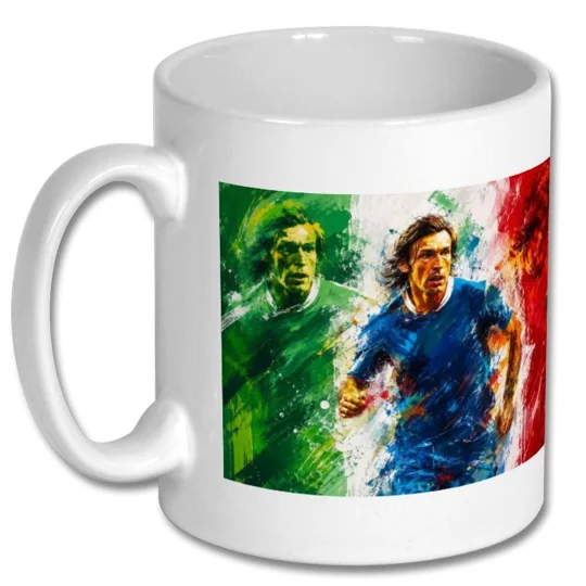 Pirlo The Architect | Italy Italia Football Art Gift Mug