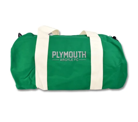 Plymouth Retro Style Holdall Barrel Kitbag