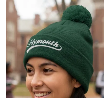 Plymouth-Inspired Retro Football Bobble Hat