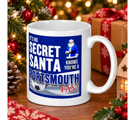 Portsmouth-Inspired Secret Santa Christmas Gift Mug