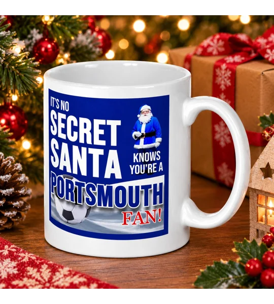 Portsmouth-Inspired Secret Santa Christmas Gift Mug