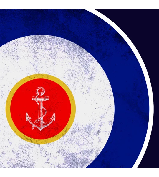 Portsmouth Mod Target Retro T-Shirt
