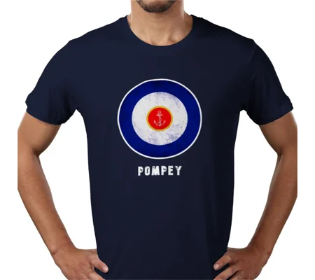 Portsmouth Mod Target Retro T-Shirt