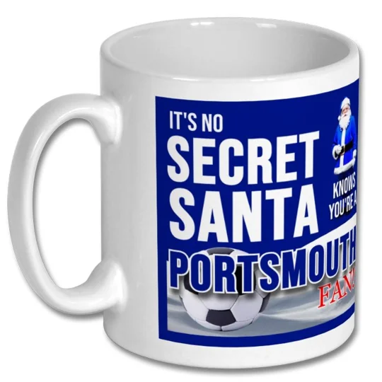Portsmouth-inspired Christmas coffee mug gift for Pompey football supporters