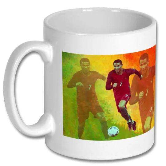 Portugal Cristiano Ronaldo Iconic Pop-art Mug