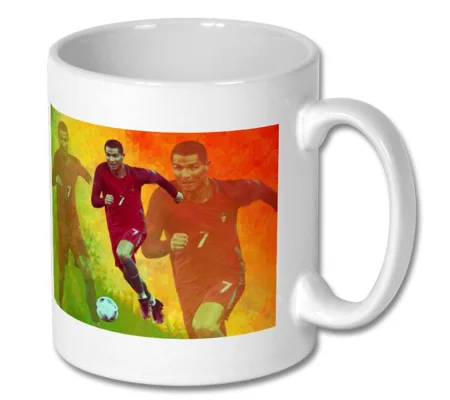 Portugal Cristiano Ronaldo Iconic Pop-art Mug