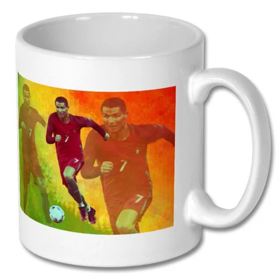 Portugal Cristiano Ronaldo Iconic Pop-art Mug