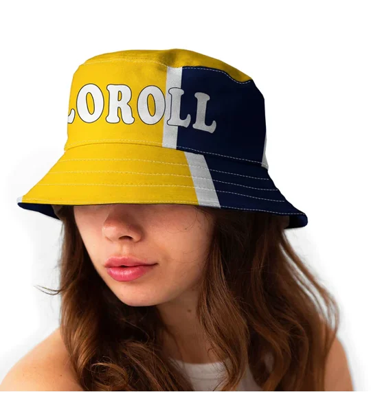 Preston 1994 away-inspired retro bucket hat in classic football colours