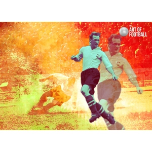 Preston North End Fc Tom Finney Legend Pop-art Digital Print