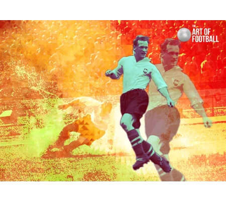 Preston North End Fc Tom Finney Legend Pop-art Digital Print