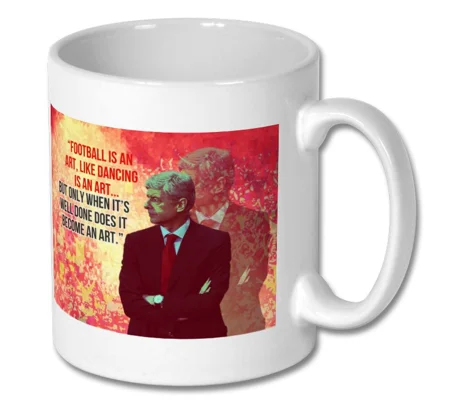 Arsenal Arsene Wenger Quote Pop-art Mug