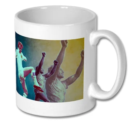 Leeds Bremner-Inspired Football Tribute Artwork Gift Mug
