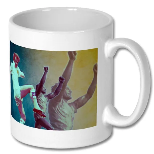 Leeds Bremner-Inspired Football Tribute Artwork Gift Mug