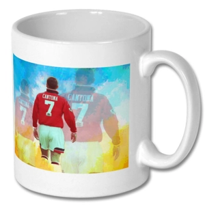 Manchester United Fc Legend Eric Cantona Pop-art Mug