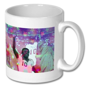 New York Cosmos Legend Pele Pop-art Mug