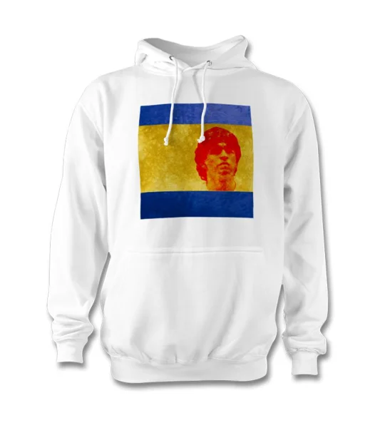 Boca Juniors Diego Maradona Iconic Legend Hoodie