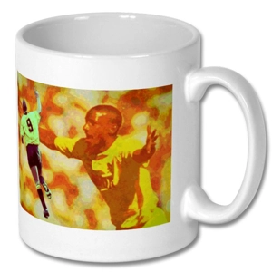 Cambridge United Fc Dion Dublin Iconic Legend Pop-art Mug
