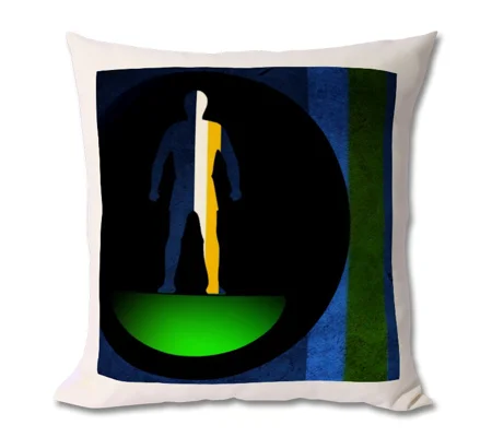 Cardiff Football Figure Art Cushion