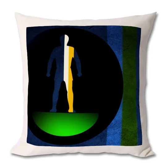 Cardiff Football Figure Art Cushion