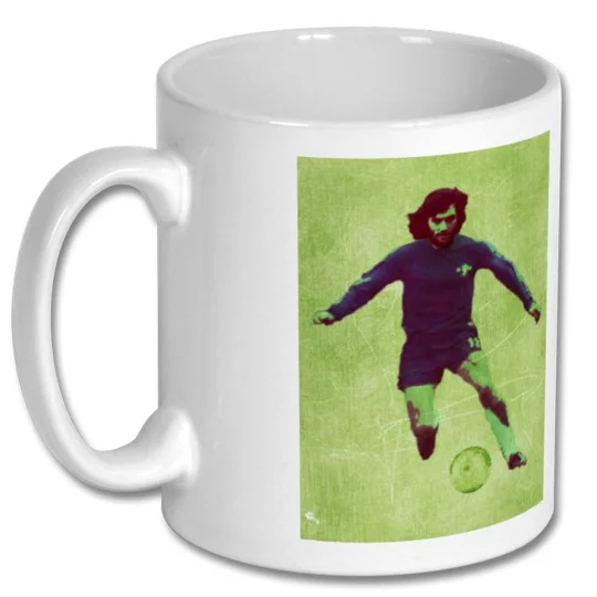 Chelsea George Best Parody Retro Mug