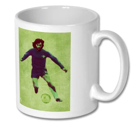 Chelsea George Best Parody Retro Mug