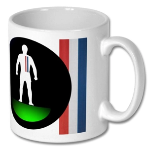 Escape to Victory Football Figure Art Mug