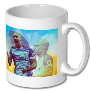 Manchester City Fc Pablo Zabaleta Pop-art Mug