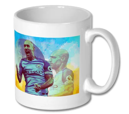 Manchester C Pablo Zabaleta Pop-art Mug