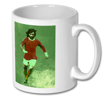 Manchester United Fc George Best Iconic Vintage Mug