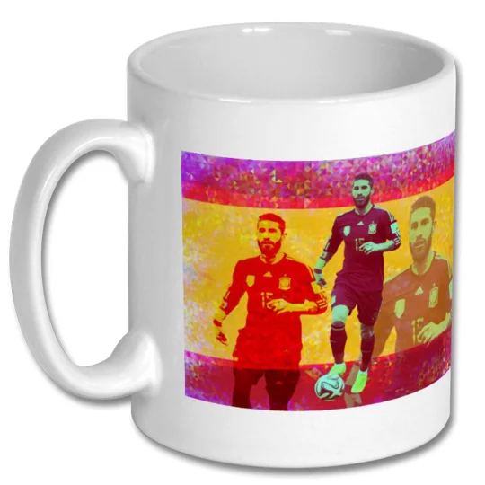 Spain Sergio Ramos Pop-art Mug