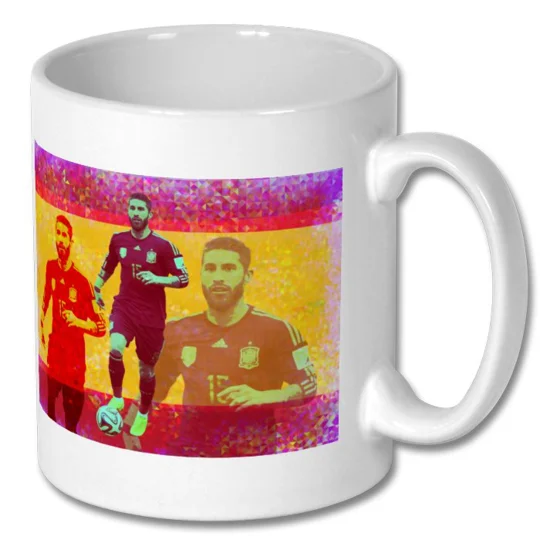 Spain Sergio Ramos Pop-art Mug