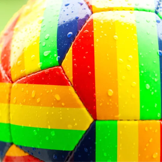 Pride Football Ball - Rainbow Design Size 5