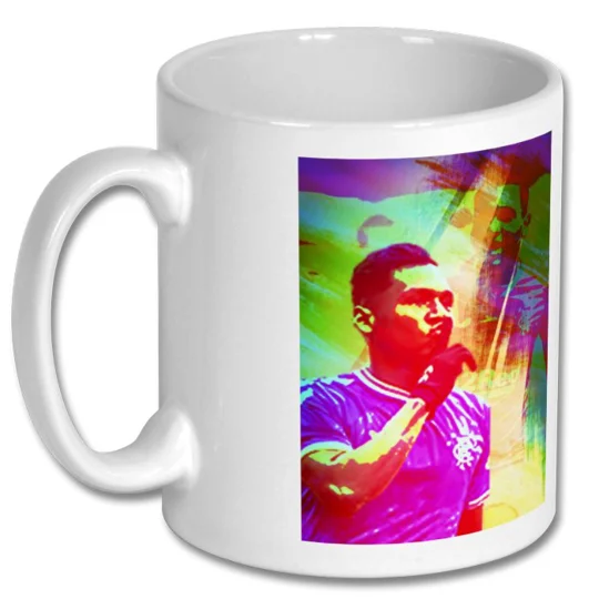 Rangers Alfredo Morelos Pop Art Coffee Mug