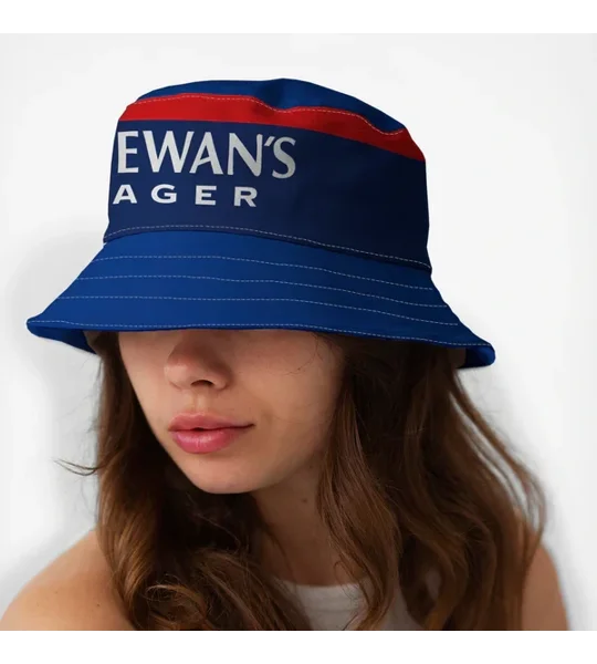 Rangers 1998 home-inspired retro bucket hat in heavyweight canvas