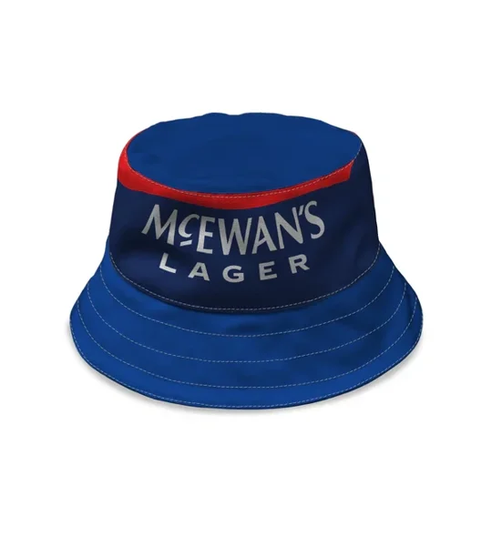 1998 Rangers home-inspired bucket hat for retro football fans