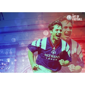 Rangers Fc Ally Mccoist Iconic Pop-art Digital Print
