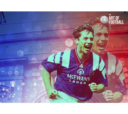 Rangers Fc Ally Mccoist Iconic Pop-art Digital Print