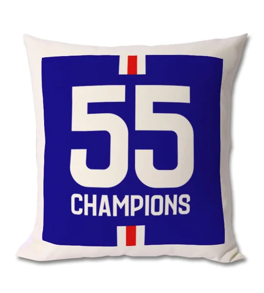 Rangers FC Scottish Champions 55 Cushion