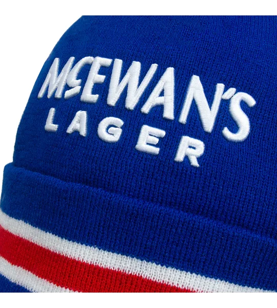 Rangers Colours 96 Retro-Style Bobble Hat