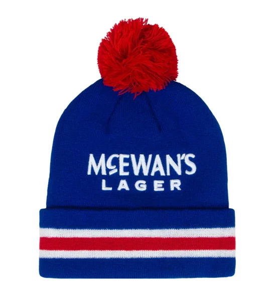 Rangers Colours 96 Retro-Style Bobble Hat
