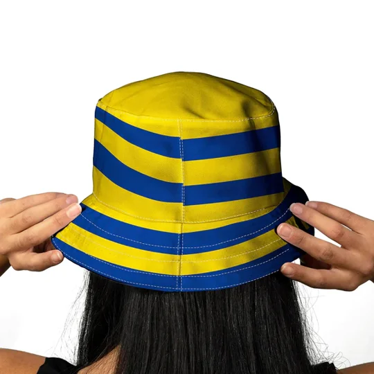 Retro Reading football bucket hat inspired by the 1992 away kit