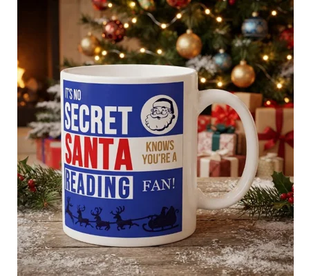 Reading-Inspired Secret Santa Christmas Gift Mug