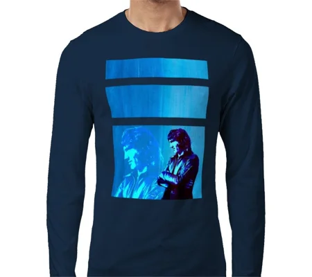Reading Legend Robin Friday Iconic Legend Long-sleeved Blue T-shirt
