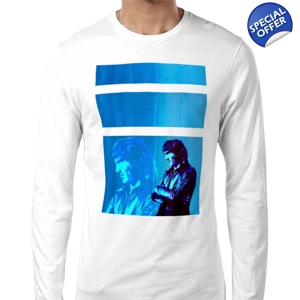 Reading Legend Robin Friday Iconic Long-sleeved White T-sh..