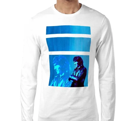 Reading Legend Robin Friday Iconic Long-sleeved White T-shirt