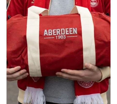 Aberdeen-Inspired Retro Football Holdall Kitbag